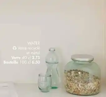 Casa Water Verre Recyclé offre