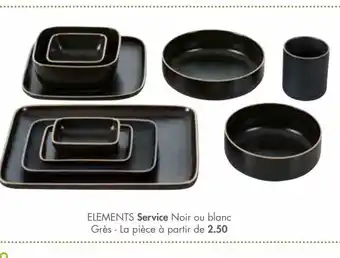 Casa Service Noir Ou Blanc offre