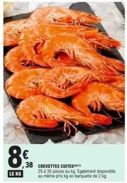 E.Leclerc CREVETTES CUITES offre