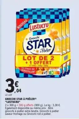 E.Leclerc Gnocchi Star à Poêler offre