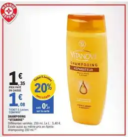E.Leclerc SHAMPOOING “VITANOVE” offre
