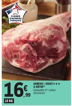 E.Leclerc AGNEAU : GIGOT offre