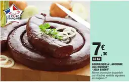 E.Leclerc BOUDIN NOIR À L'ANCIENNE AUX OIGNONS offre