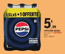 E.Leclerc Pepsi Zéro Sucres offre