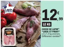 E.Leclerc CUISSE DE LAPIN LOEUL ET PIROT offre