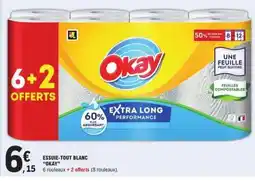E.Leclerc ESSUIE-TOUT BLANC 'OKAY' offre