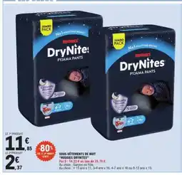E.Leclerc Huggies DryNites Pyjama Pants offre