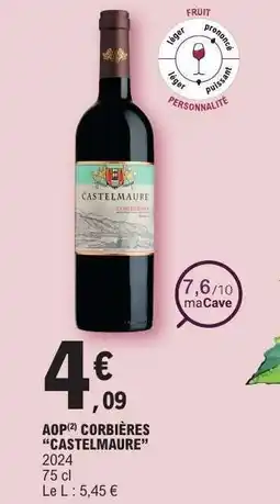 E.Leclerc AOP* Corbières Castelmaure offre