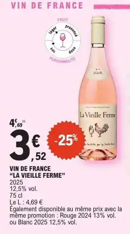 E.Leclerc Vin de France La Vieille Ferme offre
