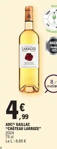 E.Leclerc AOC Gaillac Château Larroze offre
