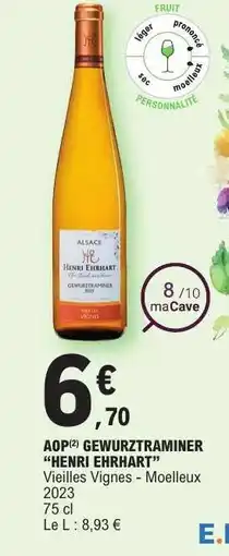 E.Leclerc AOP Gewurztraminer 'Henri Ehrhart' offre