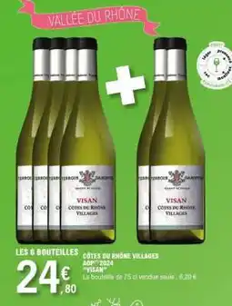 E.Leclerc CÔTES DU RHÔNE VILLAGES offre