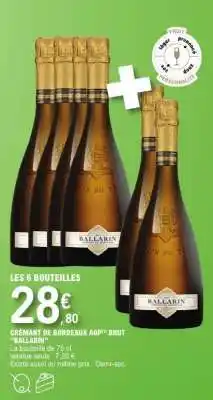 E.Leclerc Les 6 bouteilles offre