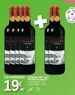 E.Leclerc CORBIÈRES AOP 2024 'RETOUR DE CHASSE' offre
