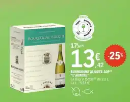 E.Leclerc BOURGOGNE ALIGOTÉ AOP 'L'AURORE' offre
