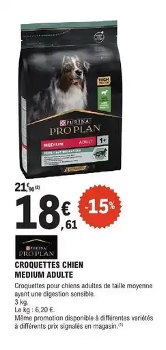E.Leclerc CROQUETTES CHIEN MEDIUM ADULTE offre
