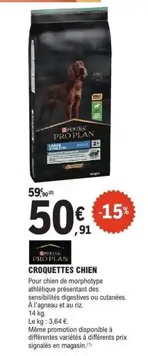 E.Leclerc CROQUETTES CHIEN offre