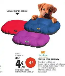 E.Leclerc COUSSIN POUR ANIMAUX offre