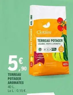 E.Leclerc TERREAU POTAGER AROMATES offre