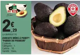 E.Leclerc Avocats mûrs à point 'Panier du Primeur' offre
