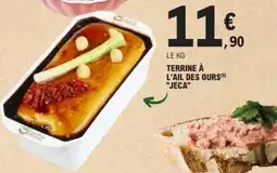E.Leclerc TERRINE À L'AIL DES OURS JECA offre