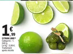E.Leclerc Citron Lime offre
