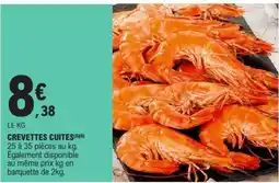 E.Leclerc CREVETTES CUITES offre