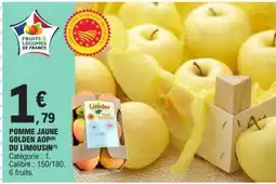 E.Leclerc Pomme Jaune Golden AOP du Limousin offre