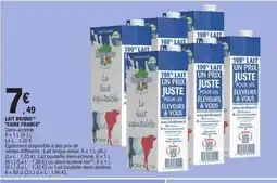 E.Leclerc LAIT BRIQUE FAIRE FRANCE offre