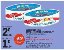 E.Leclerc CAPRICE DES DIEUX offre