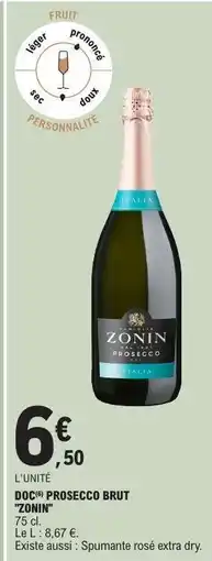 E.Leclerc DOCG Prosecco Brut Zonin offre