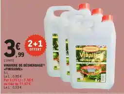 E.Leclerc VINAIGRE DE DÉSHERBAGE FINISSIME offre