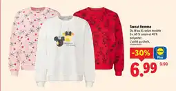 Lidl Sweat femme offre