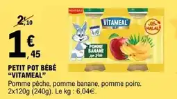 E.Leclerc Vitameal - petit pot bebe offre