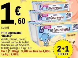 E.Leclerc Nestlé - p'tit gourmand offre