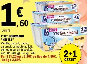 E.Leclerc Nestlé - p'tit gourmand offre