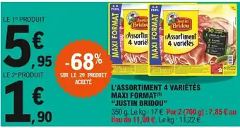 E.Leclerc L'Assortiment 4 Variétés Maxi Format offre