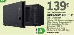 E.Leclerc Lg - micro-ondes grill offre