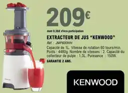 E.Leclerc Kenwood - extracteur de jus kenwood offre