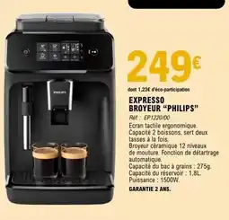 E.Leclerc Philips - expresso broyeur offre