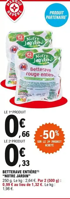 E.Leclerc Betterave entière offre