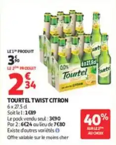 Auchan Supermarché Tourtel twist offre