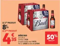 Auchan Supermarché Bud - bière offre
