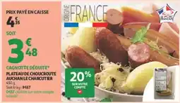 Auchan Supermarché Auchan - plateau de choucroute le charcutier offre
