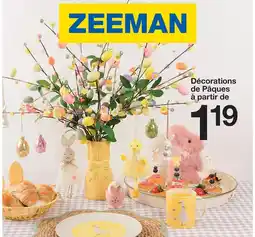 Zeeman Décorations de pâques à partir de offre