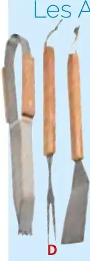 Provence Outillage Lot 3 ustensiles pour barbecue 34,5 cm offre