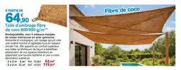 Provence Outillage Toile d'ombrage fibre de coco 800-900 g/m² offre