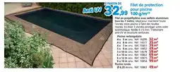 Provence Outillage Filet de protection pour piscine offre