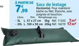 Provence Outillage Sacs de lestage offre