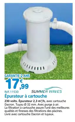 Provence Outillage Épurateur à cartouche offre